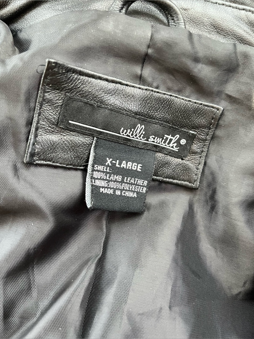 Willi Smith 100% Lamb Leather Jacket - Picture 6 of 6